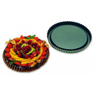Tourtière spéciale Fruits Frais 26 cm x H 2,5 cm Matfer Tourtière spéciale Fruits Frais 26 cm x H 2,5 cm Matfer