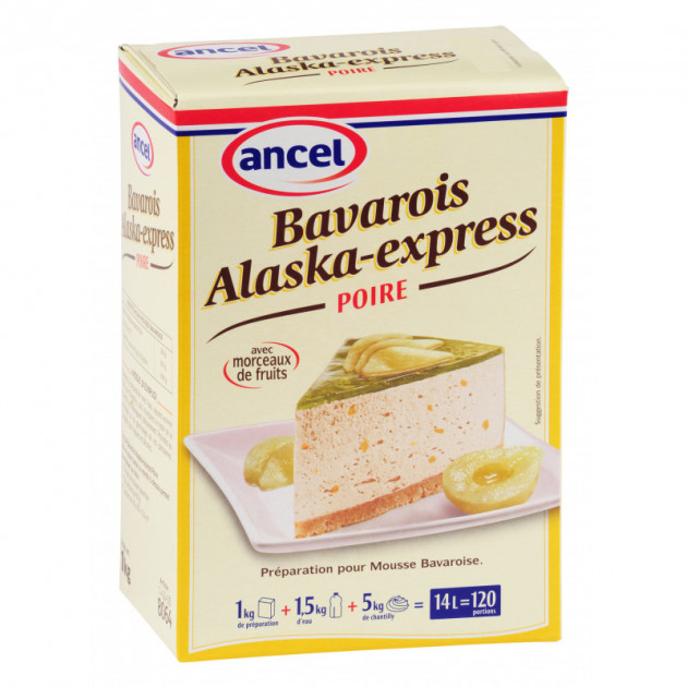 Preparation bavarois Alaska-Express Poire 1 Ancel