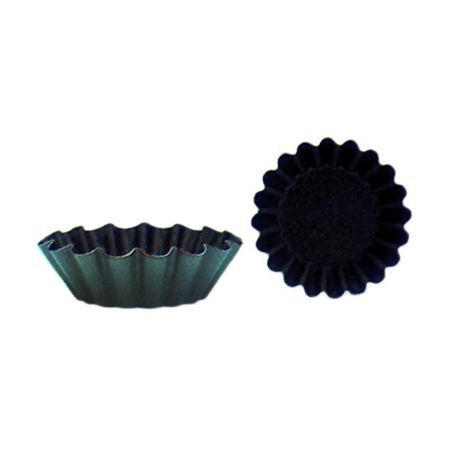 Moule Brioche Cotes Fines 9 cm x H 3.2 cm (x12) Matfer