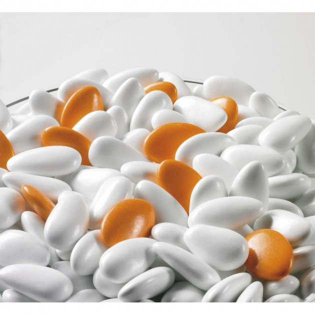 Dragees Lerida Blanches + dragees chocolat orange Dragees Lerida Blanches + dragees chocolat orange