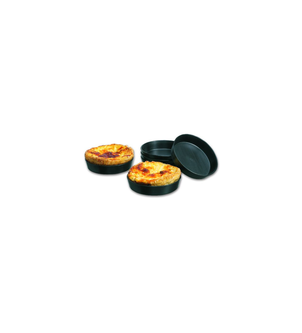 Moule à Tarte 27 Cm Fond Amovible Antiadhésif - Pour Quiches, Tartes, Génoises