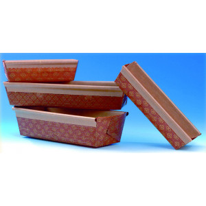 Moule à Cake en Papier 23,8 x 7,5 cm x H 7 cm (x50) Moule à Cake en Papier 23,8 x 7,5 cm x H 7 cm (x50)