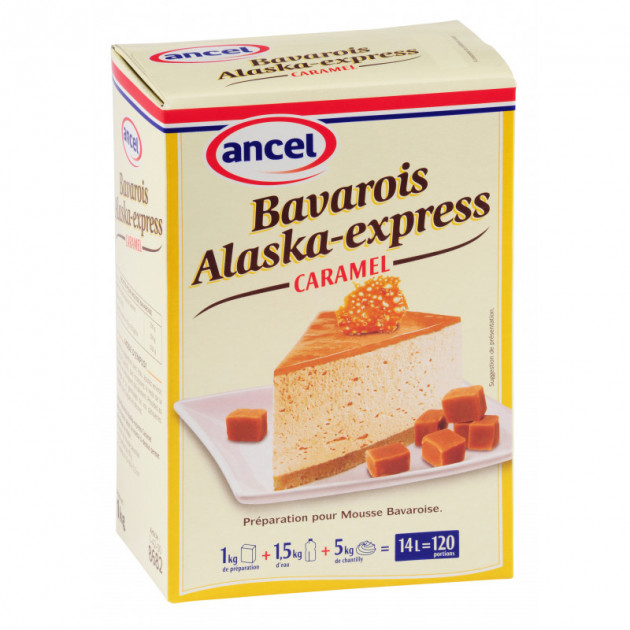 Preparation bavarois Alaska-Express Caramel 1 kg Ancel