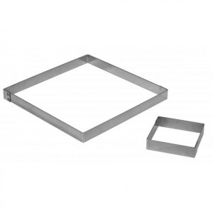 Carré à tarte Inox 9 x 9 cm Mallard Carré à tarte Inox 9 x 9 cm Mallard