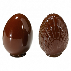 Moule à Chocolat Oeuf 10 cm Lisse (x4) Barry