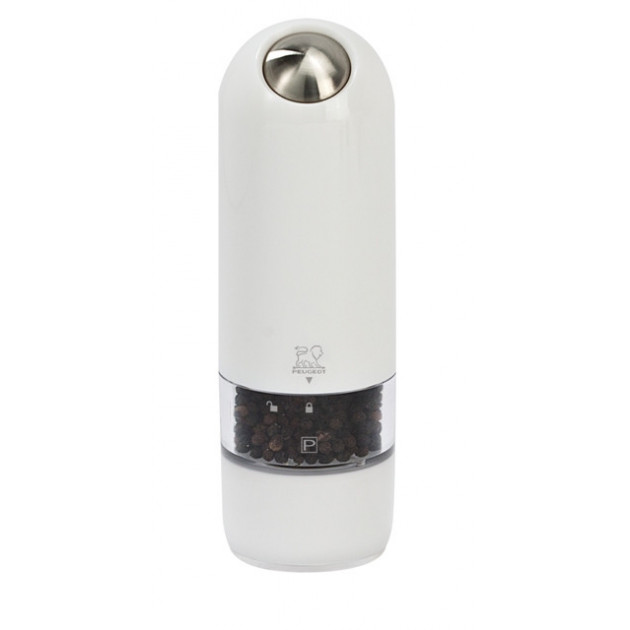 Moulin a Poivre Electrique Alaska 17 cm Blanc Peugeot