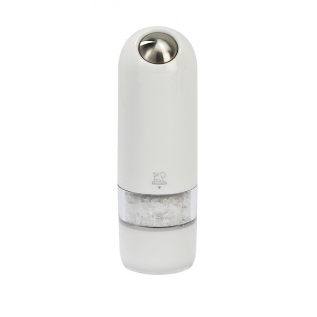 Moulin a Sel Electrique Alaska 17 cm Blanc Peugeot