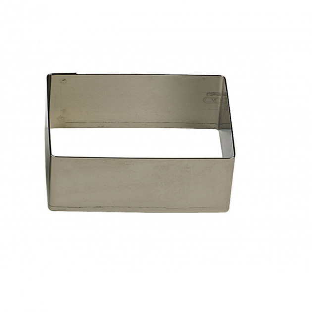 Nonnette Rectangle Inox 6 x 3 cm x H 3 cm Gobel