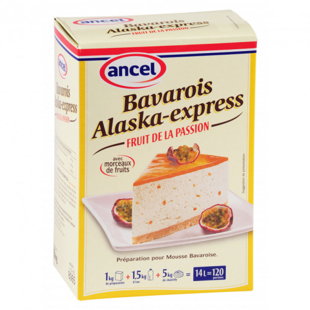 Preparation bavarois Alaska-Express Fruit de la passion 1 kg Ancel