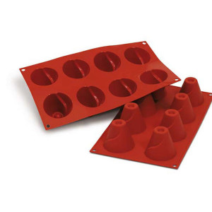 Moule Silicone Volcan Ø 6,3 cm x H 5,2 cm (x8) Silikomart Moule Silicone Volcan Ø 6,3 cm x H 5,2 cm (x8) Silikomart