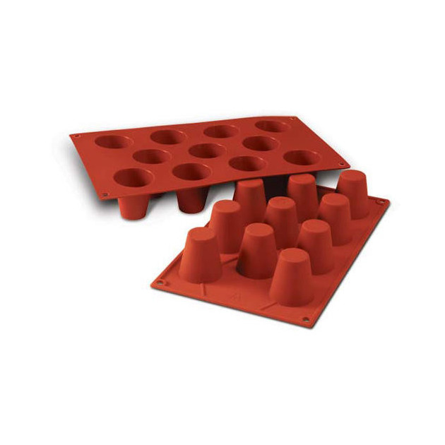 Moule Silicone Babas 4,5 x H 4,8 cm (x11) Silikomart