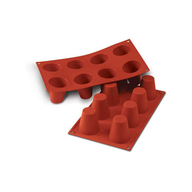 Moule Silicone Babas 5,5 x H 6 cm (x8) Silikomart