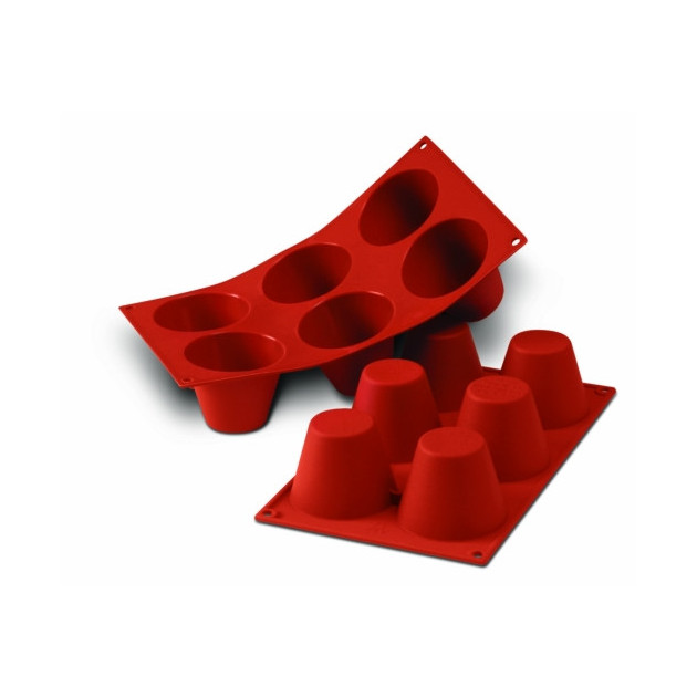 Moule Silicone Babas 7,5 x H 6 cm (x6) Silikomart