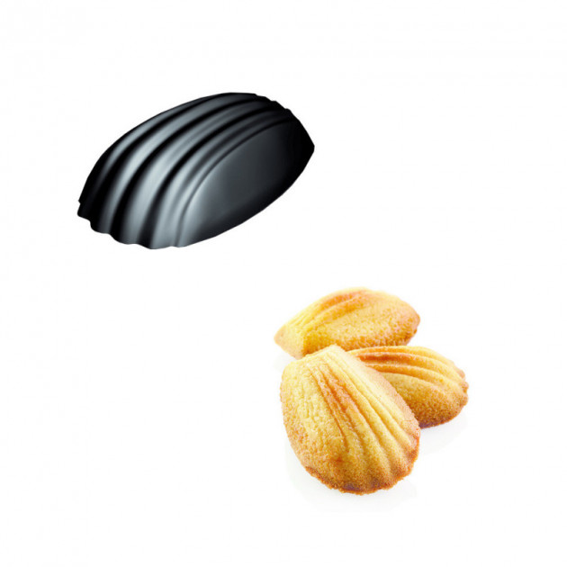 MOULE SILICONE PLATINIUM 12 MINI MADELEINES POUR CAFE GOURMAND