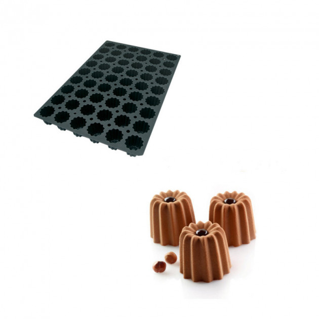 Moule Silicone 54 Canneles ⌀ Moule Silicone 54 Canneles ⌀