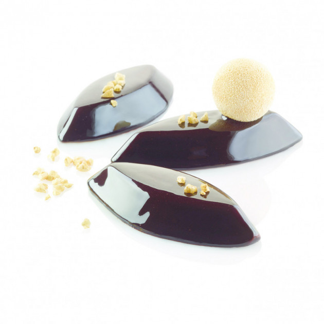 Barquettes realisees a l'aide du moule barquette