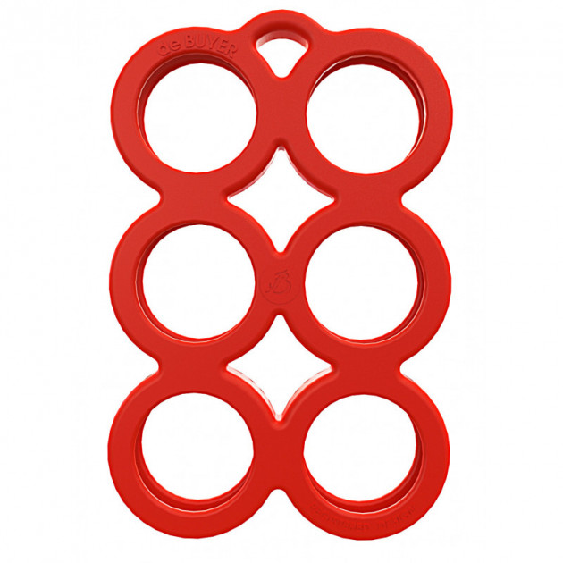 DE BUYER sélection de 6 douilles à formes géométriques - De Buyer Noir  Rectangle Plastique 6x2.5 cm