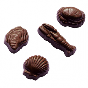 Moule Chocolat Coquillages et Crustacés (x24) Barry Moule Chocolat Coquillages et Crustacés (x24) Barry