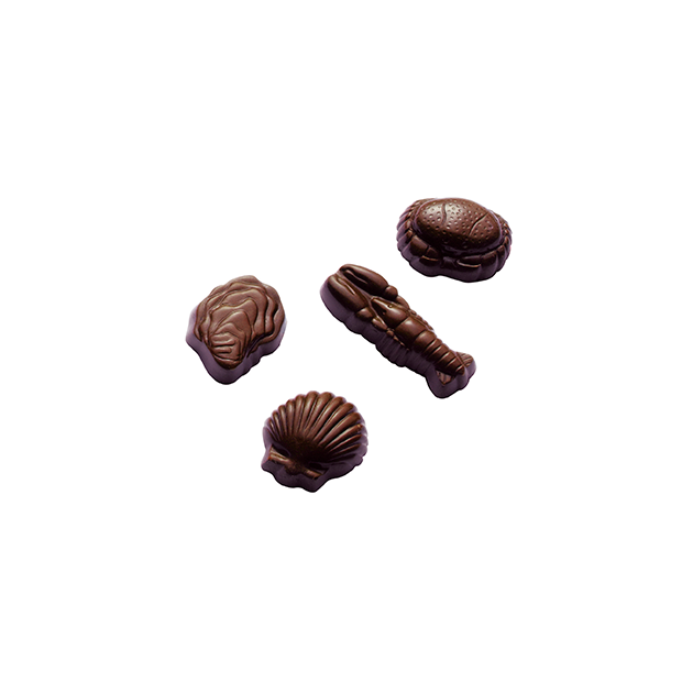 Moule Chocolat Coquillages et Crustaces (x24) Barry