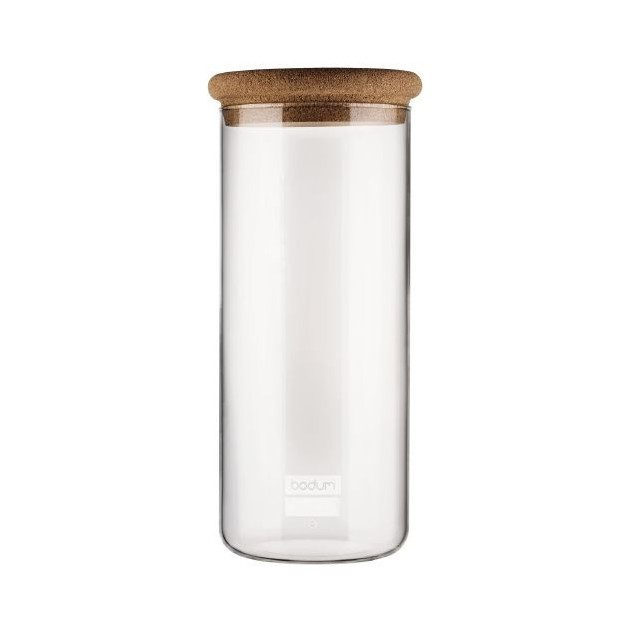 Bocal en verre hermetique transparent