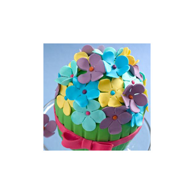 Bouquet de fleurs en pate a sucre Renshaw