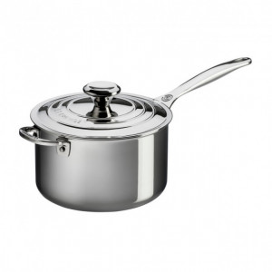 Casserole inox avec couvercle 16 cm Signature Le Creuset Casserole inox avec couvercle 16 cm Signature Le Creuset