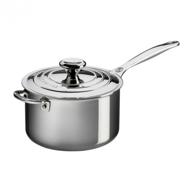 Casserole inox avec couvercle 16 cm Le Creuset - Vente, achat, acheter