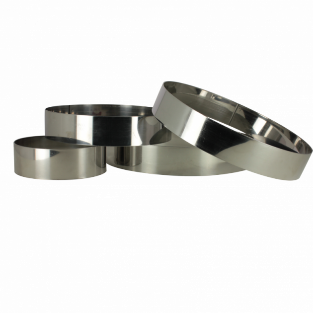 Gobel 865150 Cercle à Entremet Emporte-Pièce Inox Hauteur 3,5 cm Ø 22 cm