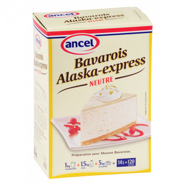 Preparation bavarois Alaska neutre 1 kg Ancel