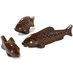 Moule à Chocolat Assortiment Poissons 245 et 110 mm (x6) Barry Moule à Chocolat Assortiment Poissons 245 et 110 mm (x6) Barry