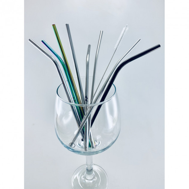 Pailles coudees inox Pailles coudees inox