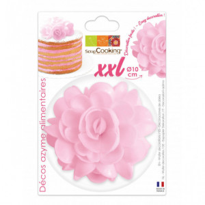 Fleur Azyme Rose XXL 10cm Scrapcooking Fleur Azyme Rose XXL 10cm Scrapcooking