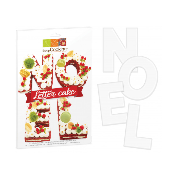 FIN DE SERIE Kit Letter Cake Noel Scrapcooking