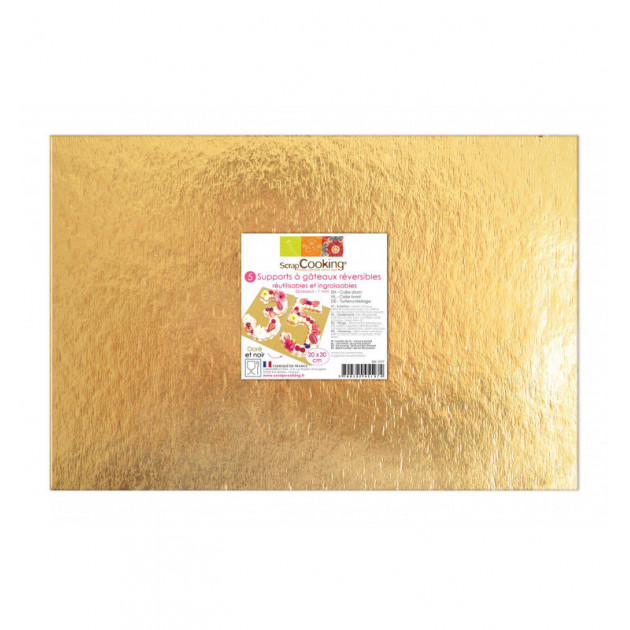Support Gateau Or Et Noir Rectangle 30xcm X5 Scrapcooking Cuisine Addict Achat Vente Support Gateau Or Et Noir Rectangle 30xcm X5 Scrapcooking Cuisine Addict Achat Vente