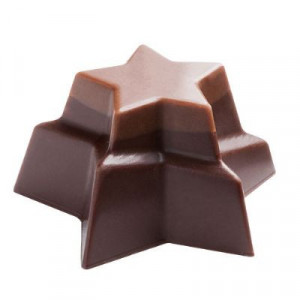 Moule Chocolat Étoiles Empilées 36 mm (x24) Pop Chocolat Moule Chocolat Étoiles Empilées 36 mm (x24) Pop Chocolat