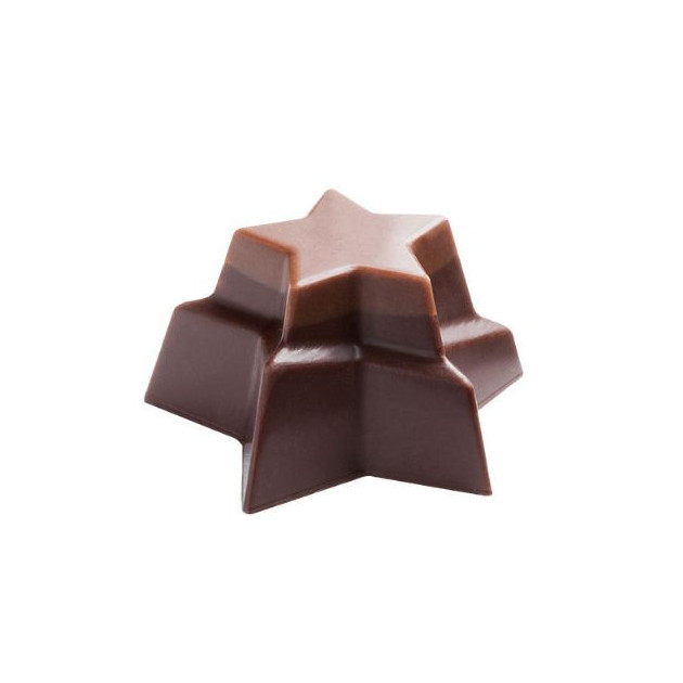 Moule Chocolat Étoiles Empilées 36 mm (x24) Pop Chocolat - Cuisineaddict,  Achat, Vente