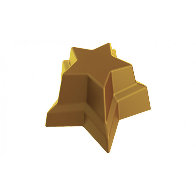 Chocolat Etoiles Empilees couleur or Chocolat Etoiles Empilees couleur or