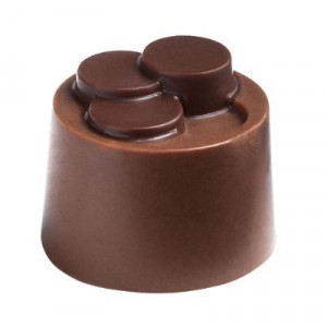 Moule Chocolat Pralines Cylindriques Escalier Ø 25 mm (x28) Pop Chocolat Moule Chocolat Pralines Cylindriques Escalier Ø 25 mm (x28) Pop Chocolat