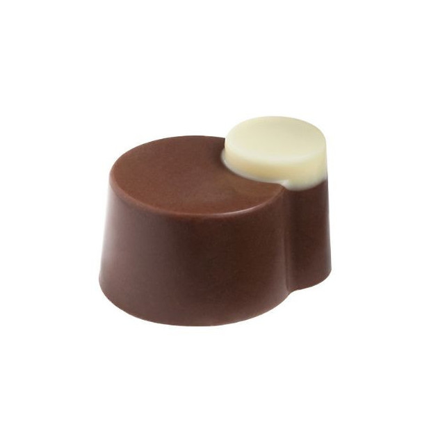 Moule Chocolat Pralines Cylindriques Jumelles 32 mm (x28) Pop Chocolat