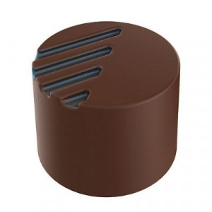 Moule Chocolat Pralines Cylindriques Striées Ø25 mm (x28) Pop Chocolat Moule Chocolat Pralines Cylindriques Striées Ø25 mm (x28) Pop Chocolat