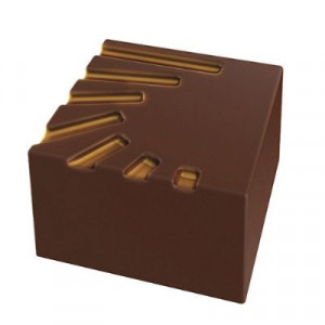 Moule Chocolat Pralines Carrées Striées 25 mm (x28) Pop Chocolat Moule Chocolat Pralines Carrées Striées 25 mm (x28) Pop Chocolat