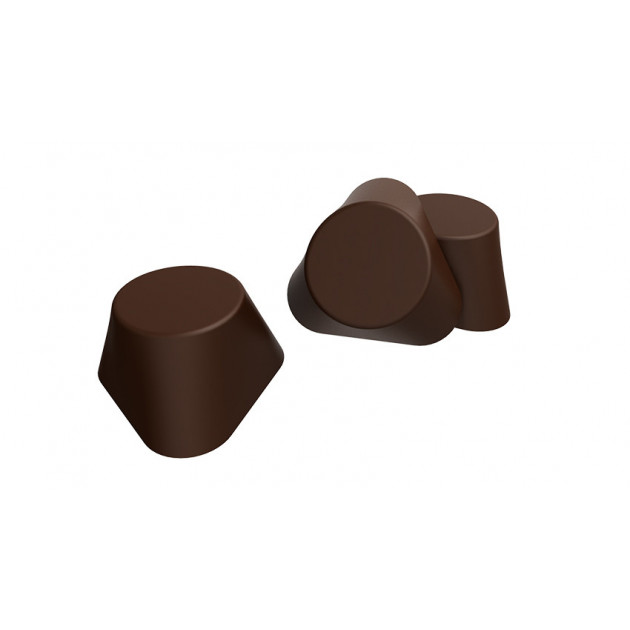Moule Chocolat Pralines Tricone 32 mm (x24) Pop Chocolat