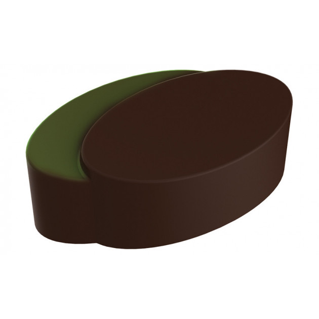 Moule Chocolat Praline Ellipses Jumelles (x24) Pop Chocolat