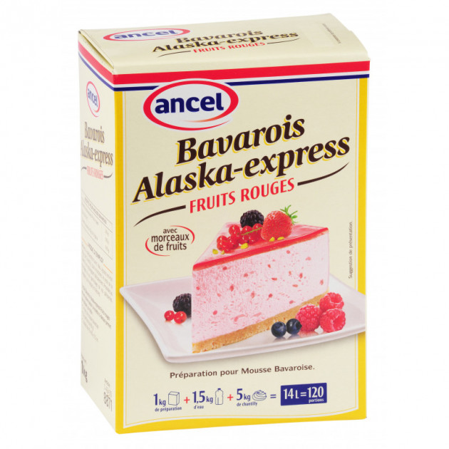 Preparation bavarois Alaska-Express Fruits des bois 1 kg Ancel