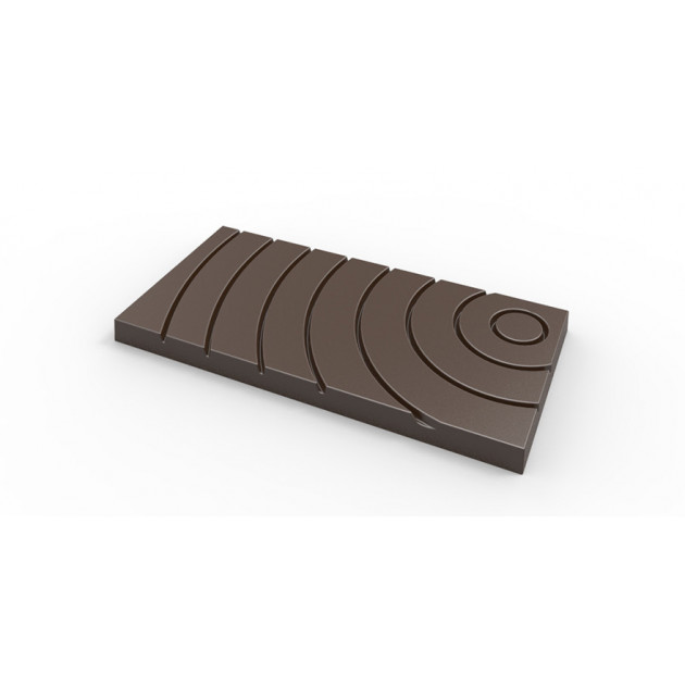 Moule a chocolat 3 Tablettes effet Onde Moule a chocolat 3 Tablettes effet Onde