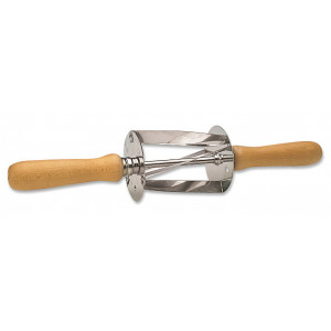 Rouleau Coupe mini-Croissants Inox 100 x 70 mm Rouleau Coupe mini-Croissants Inox 100 x 70 mm