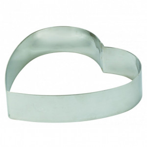 Cercle à Mousse Coeur 24 cm x H 4,5 cm Mallard Ferrière Cercle à Mousse Coeur 24 cm x H 4,5 cm Mallard Ferrière