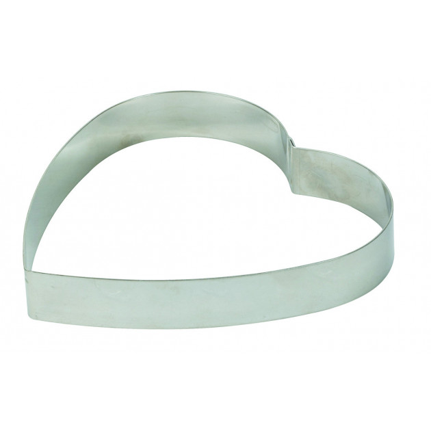 Cercle a Entremets Coeur Inox 20 cm x H 3 cm Mallard