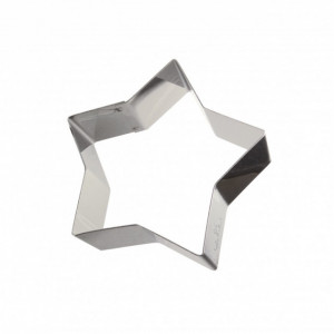 FIN DE SERIE Cercle Étoile Inox 10 x 9 cm x H 4,5 cm Gobel FIN DE SERIE Cercle Étoile Inox 10 x 9 cm x H 4,5 cm Gobel