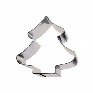 Cercle Sapin de Noël Inox 10,5 x 10 cm x H 3 cm Gobel